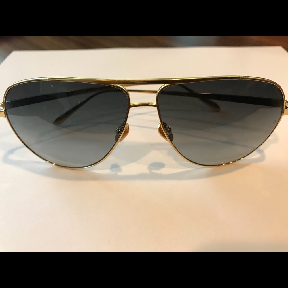 Linda Farrow Aviator Sunglasses